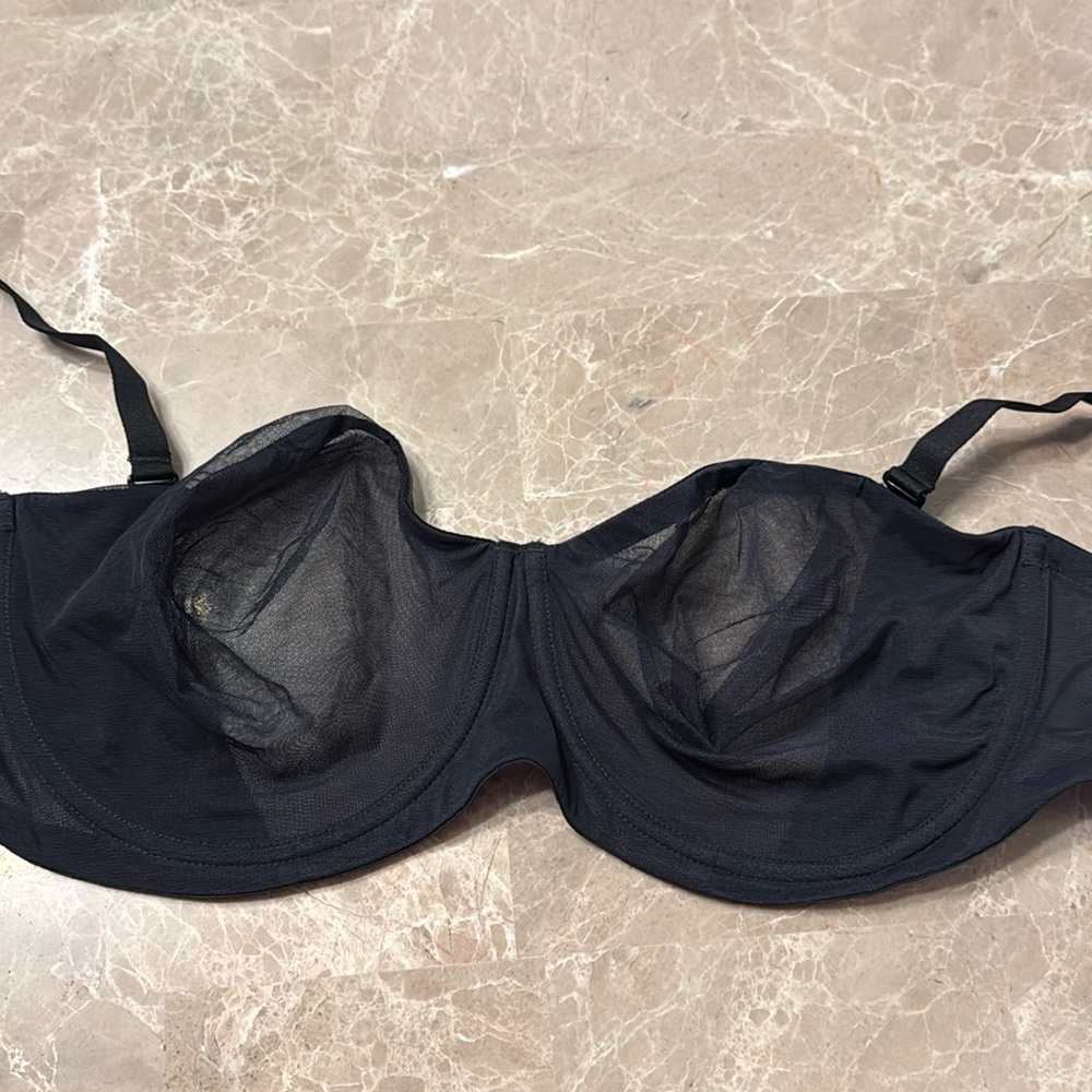 SKIMS ULTRA FINE MESH STRAPLESS BRA 34H - Picture 7 of 15